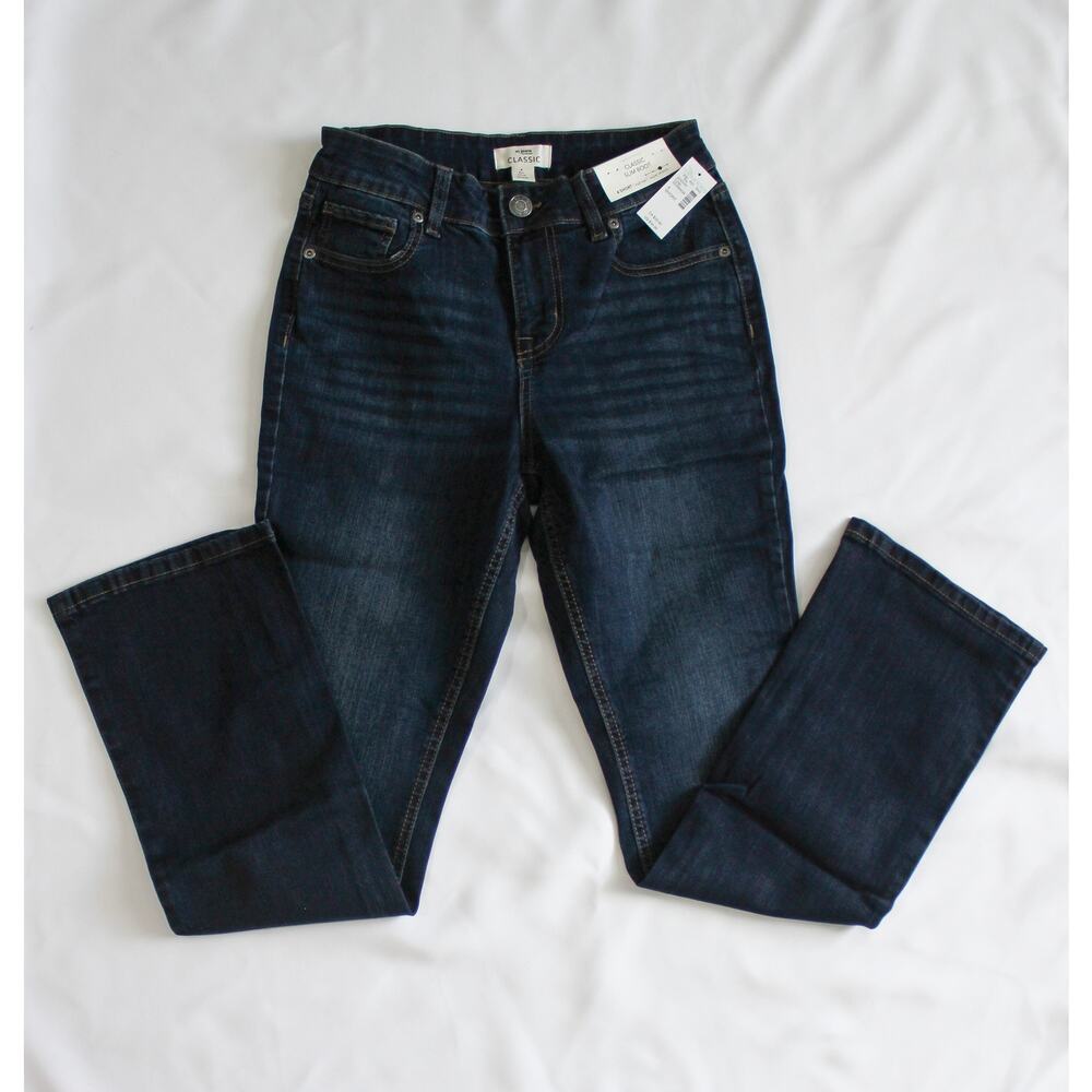 Maurices Dark Wash Slim Bootcut Jeans Size 4 Short NWT Stretch